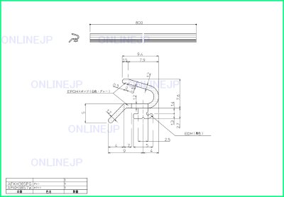 画像2: 【TOTO】上枠AT材W800スノ－ホワイト AFKH385TW (2)