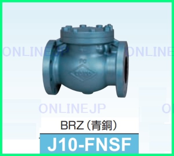 画像2: 東洋バルヴ J10-FNSF スイングチャッキバルブ | 10K 鋳鉄製 要部SUS (2)