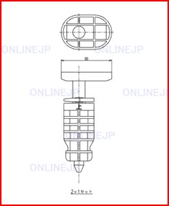 画像1: HH12023　取付金具【TOTO】 (1)