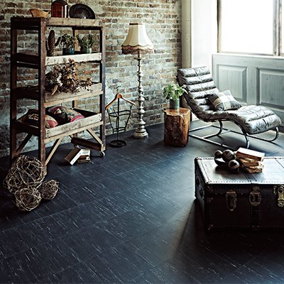 画像2: Pタイル  Classic ビニル床タイル(単層無垢なもの)  P-17【タジマ】50枚 (2)