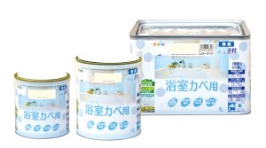 画像1: ＮＥＷ水性インテリアカラー 浴室カベ用　1.6L【アサヒペン】 (1)