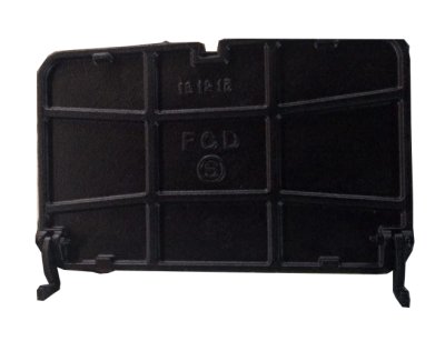 画像2: メーターBOX　蓋のみ 鋳鉄製　364x224    HCP-20B-FUTA　【旧　日之出】 (2)