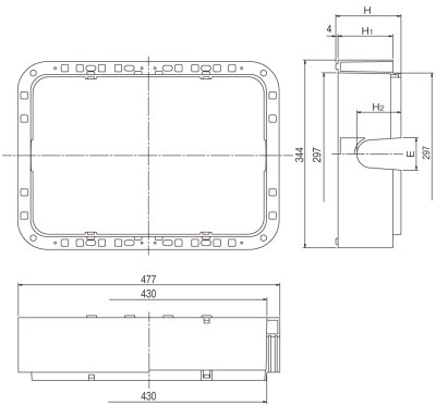 画像2: M-20BL/MX-20BL用 A100H 調整枠(20BL用)【アロン化成 旧ミクニ】 (2)