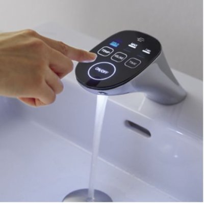 画像2: EK480-D7N-13【SANEI株式会社】　サーモワンホール洗面混合栓（タッチ式）   洗面所用水栓 (2)