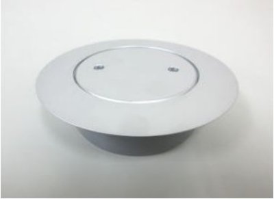 画像2: MK132UFWZフラット型ツバ付掃除口つや消し (2)