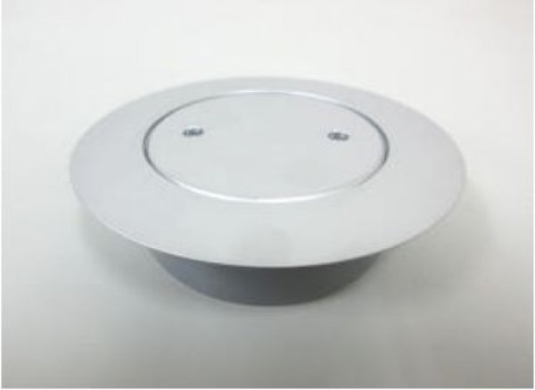 画像2: MK132UFWZフラット型ツバ付掃除口つや消し (2)