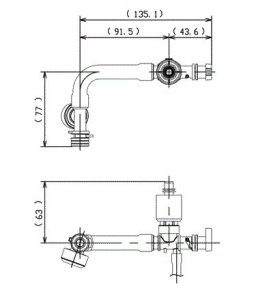 画像1: HH11068Z  吐水口ユニット 【TOTO】 (1)