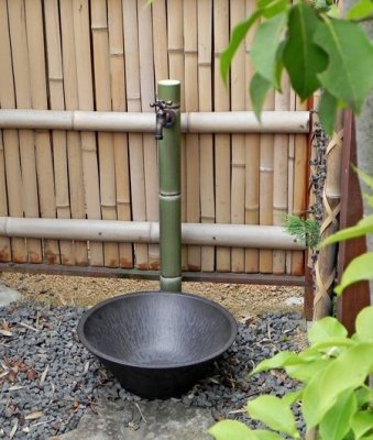画像4: S-60MGT 和風工房シリーズ 若竹・唐竹 (水栓柱 )【竹村製作所】 (4)