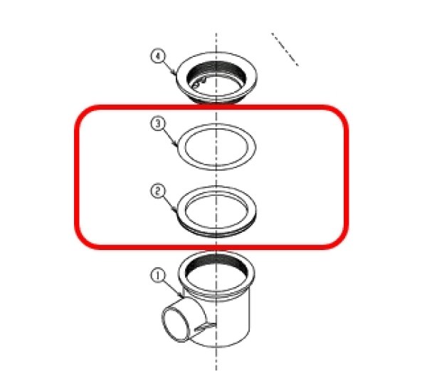 画像2: PWH50097  コート付きＵ字パッキン【TOTO】 (2)