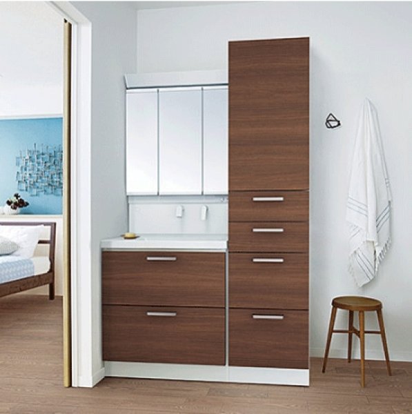 画像1: LDSWB075BCGEN1M+LMWB075A3GEC2G【TOTO】洗面化粧台　サクアシリーズ（間口750ｍｍ） (1)