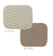 画像8: バスマット 速乾 ホテル仕様 60×40cm【ENILNO エニルノ】吸水 足拭きマット 洗える 耐久性 快適 無地 ブラウン 大判 浴室マット カラリスパ j-vague (8)