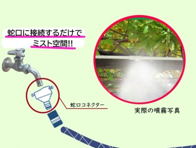 画像3: ミスト　TSKウォールミストセット（ホワイト）149233【東栄管機】 (3)