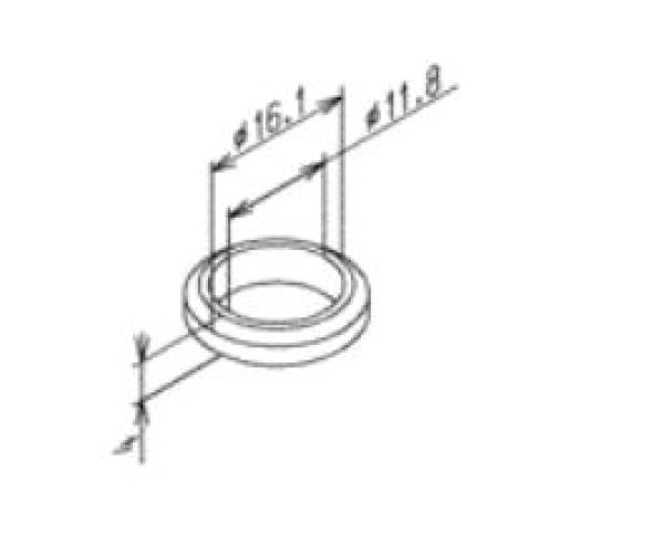画像2: TH93089E　パッキン 旧93089E【TOTO】 (2)