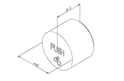 画像2: TH5R0029 押しボタンユニット 旧5R000029 【TOTO】 (2)