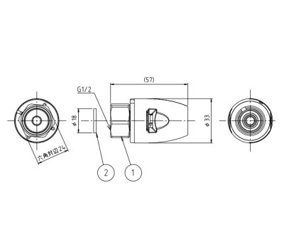 画像2: MEW eZ用袋ナット付アダプタ【ミヤコ株式会社】 (2)