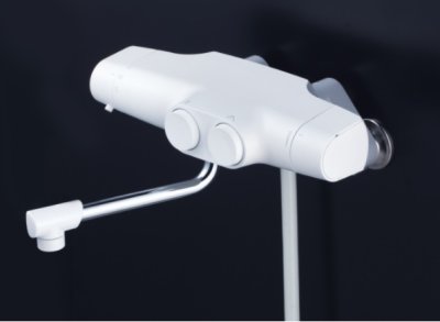 画像2: FTB160KB サーモスタット式シャワー(タッチサーモ) 170mmパイプ付【KVK】 (2)