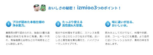 画像3: 【メイスイ】イズミオ 家庭用高性能浄水器2型 izumio (3)