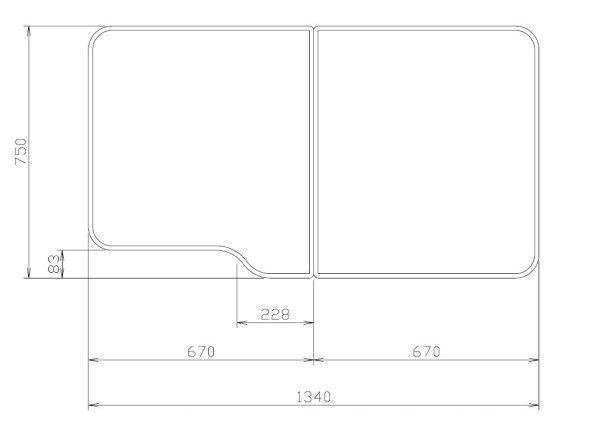 画像1: 10190629  MGJ-140 W　　風呂フタ（2枚組）【タカラスタンダード】 (1)