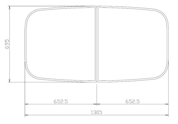 画像1: 10190622   M-UCB16 W　　風呂フタ（2枚組）【タカラスタンダード】 (1)