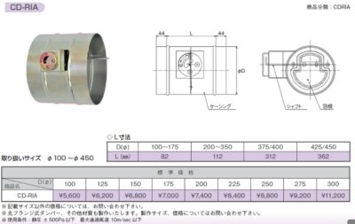画像2: チャッキダンパー　CD-RIA 　150・200　【フカガワ】 (2)