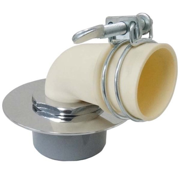 画像1: M44FL40  洗濯機排水金具　VP・VU40　【ミヤコ株式会社】 (1)