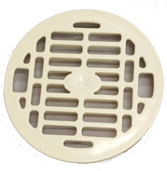 画像1: コマツ化成ユニットバス　排水口蓋＜樹脂製＞　目皿　直径106 　厚み5ｍｍ AT-2U (1)