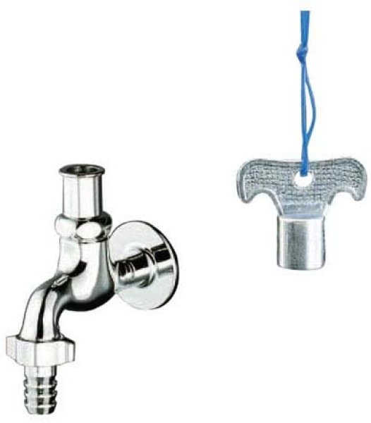 画像1: K4QJ【KVK】キー式カップリング付横水栓 逆止弁つき  JIS (1)