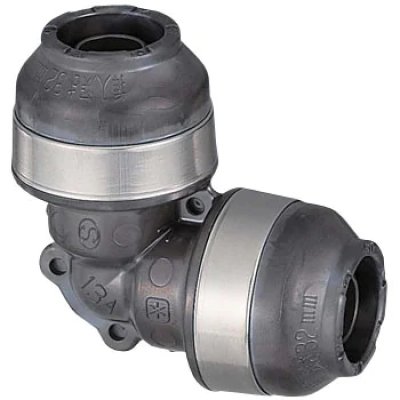 画像1: オンダ製作所   WPL3A-16-S   ダブルロック  樹脂製 同径エルボ (PEX) (1)