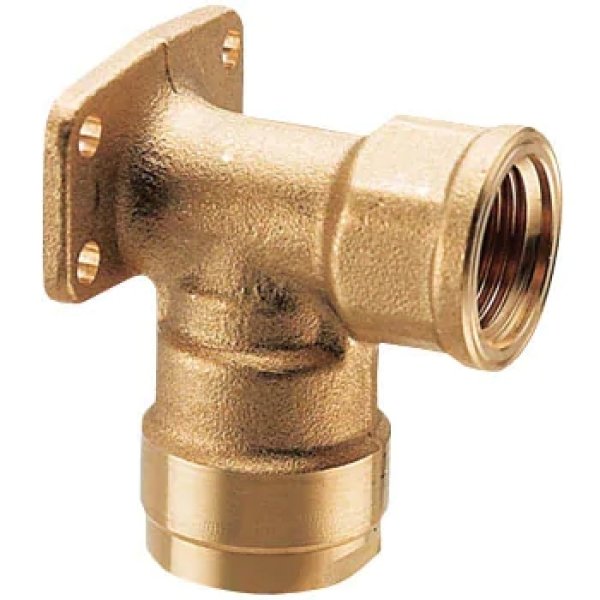 画像1: オンダ製作所  WL5C-2016-S  WL5型  　座付水栓エルボ(PB)(黄銅)　　ダブルロックジョイント (1)