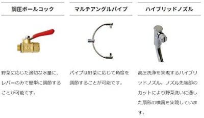 画像3: ON208H ベジピカ ハイブリッド 水流式野菜洗い機【株式会社オーミヤ】 (3)
