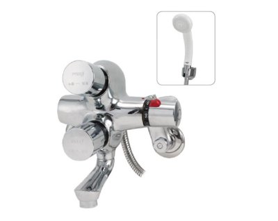 画像5: PS7001  オートストップ（自閉式）シャワー水栓【PREO プレオ】大浴場向け (5)