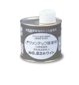 画像1: 【大特価SALE★】接着剤NO.83（給水用） 500G　ホワイト　10缶入【ヴァンテック】 (1)