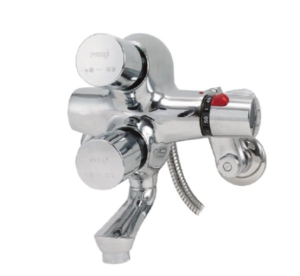 画像3: PS7001  オートストップ（自閉式）シャワー水栓【PREO プレオ】大浴場向け (3)