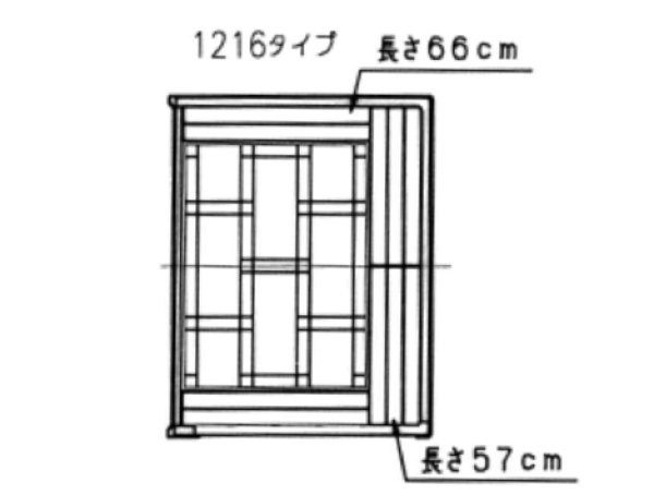 画像2: GYB502001049【大同ホクサン】ユニットバス すのこ　1216タイプ　　ローズグレー　 (2)