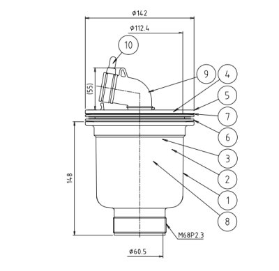 画像2: M44PTX 縦引トラップ 旧M44PTS 【ミヤコ株式会社】 (2)