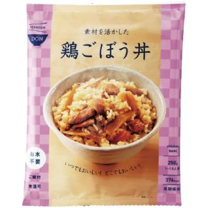 画像1: 【イザメシ】素材を活かした鶏ごぼう丼  DON　　（長期保存食/3年保存/DON(丼)）635-719 (1)