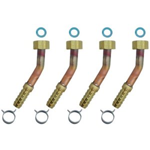 画像1: MH4L30・ MJ10L30　ツインホース（樹脂管）用金具セット３０度 【ミヤコ株式会社】 (1)