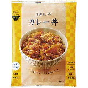 画像1: 【イザメシ】和風出汁のカレー丼  DON（長期保存食/3年保存/DON(丼)）635-720 (1)