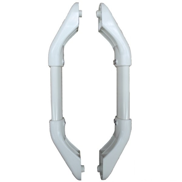 画像1: GRYGVGY193ZZ  弓状バー型（Ｂ型）把手【PANASONIC】ユニットバス　 旧GRYGD511210Z　２枚折りドア用：（オフホワイト）＜樹脂製＞　 (1)