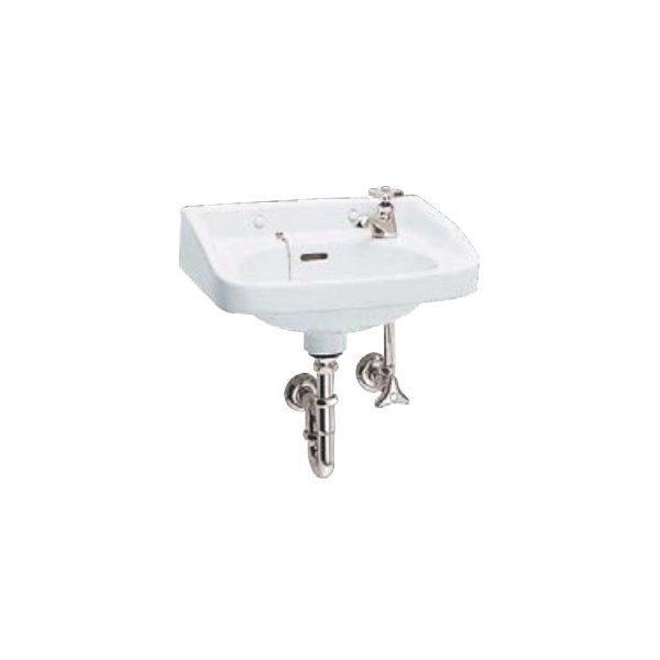 画像1: L131#BW1 ジャニス工業　ホワイト    大形手洗器 (1)