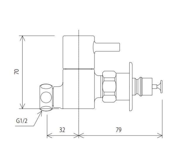 画像2: K1011 KVK 分岐止水栓  とめるぞう付(緊急止水機能付) (2)