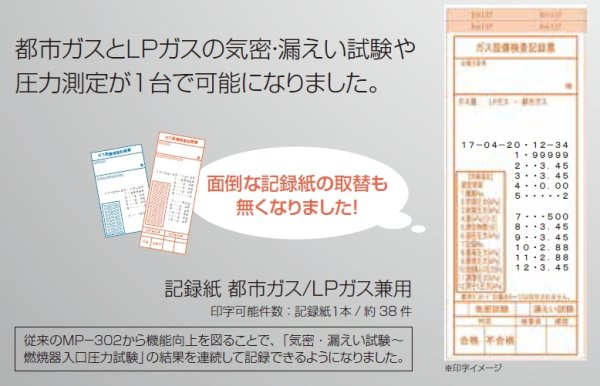 画像5: 愛知時計電機 デジタルマノメータ WM-1000-0 (都市ガス専用) | 旧型MP-401後継機 ONLINEJP校正対応 (5)