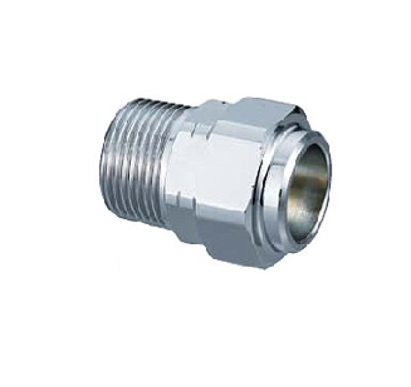 画像1: オンダ製作所 FCJ44 テーパーおねじ 継手 | つば出し工具不要 フレキ接続 管端コア対応 (1)