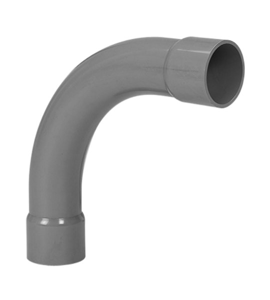 画像1: 水道用継手　TS　90°ベンド（VP系）【クボタケミック】 (1)