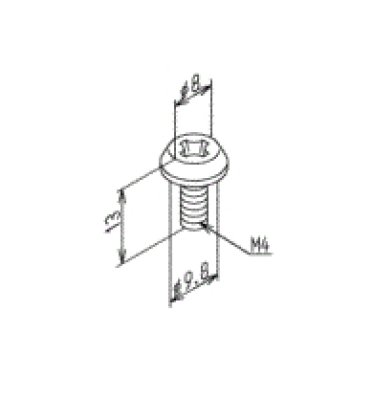 画像2: TH61156　コーンねじ【TOTO】 (2)