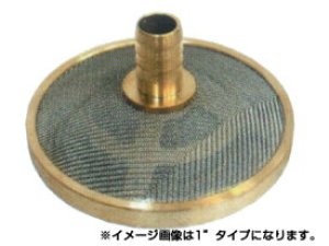 画像1: 【永田製作所】真鍮製円盤ストレーナー　1+1/2″円盤ストレーナー(外径170m/m) (1)