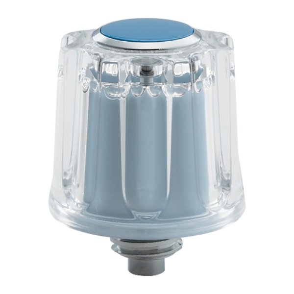 画像1: 9071 水栓用ハンドル上部　スピンドル付【株式会社カクダイ】 (1)