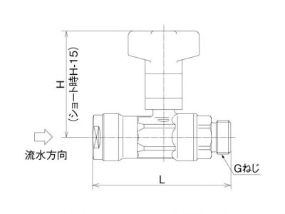 画像2: CBW1型 逆止弁付ボールバルブ 平行おねじ【株式会社 オンダ製作所】 (2)