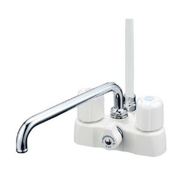 画像1: KF2008  デッキ形2ハンドルシャワー【KVK】可変ピッチ100mm〜120mm (1)