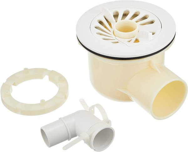 画像1: PJ2008NW 洗濯パン用横引き排水トラップ 【TOTO】 (1)